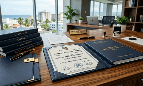 Registro Mercantil en República Dominicana para la constitución legal de empresas.